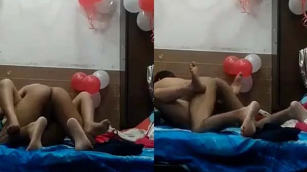 Sexy girlfriend ki birthday party ke baad hotel me chudai