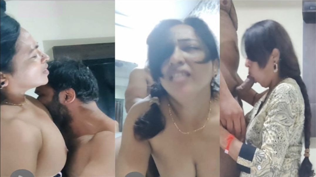 Latest High Class Aunty Getting Fucked and Blowjob Video