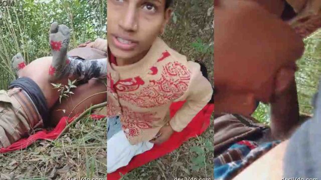 Desi Village Girl got Fucked in Jungle XXX Video MMS