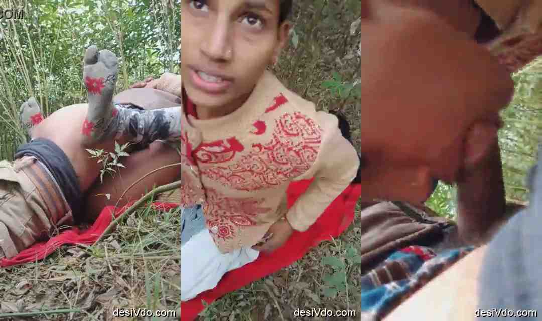 Desi Village Girl got Fucked in Jungle XXX Video MMS