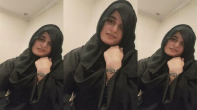 Bangladeshi Hijab Muslim Wife sucking cock her Abbu viral video