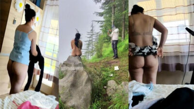 Hot Young Vovecouple wife very Dare fucked outdoor jungle