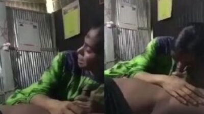 Desi Tamil village Bhabhi sucking cock of Neighbour secretly